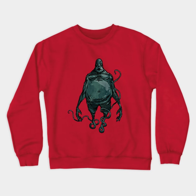 Dagon / Lovecraft monster Crewneck Sweatshirt by Kotolevskiy